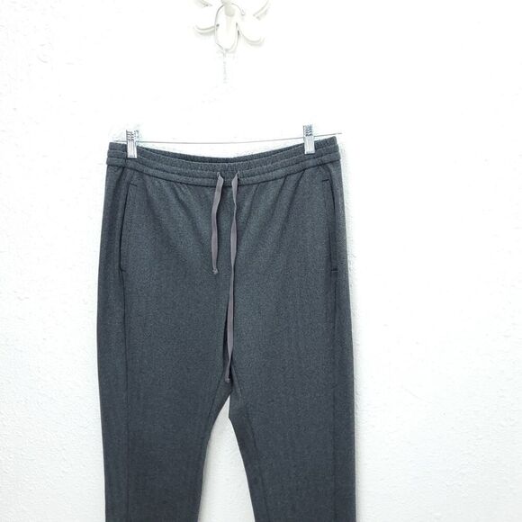 EILEEN FISHER Herringbone High Rise Drawstring Dress Trouser Career Pants - Picture 2 of 9